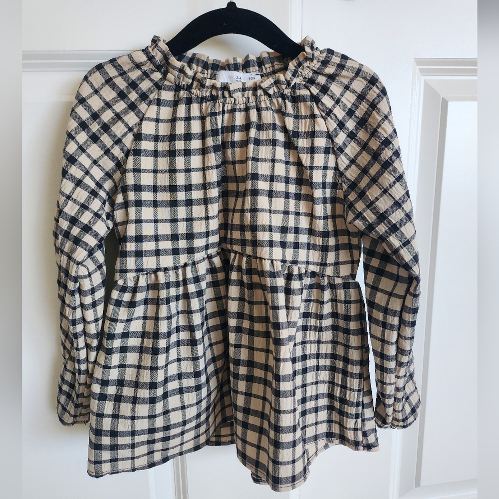 Zara kids dressy top 3-4T
